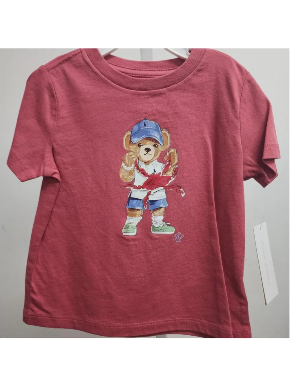Ralph Lauren Red Baby tee Size 18 months #kids #polo Polo Ralph Lauren Baby T-Sh